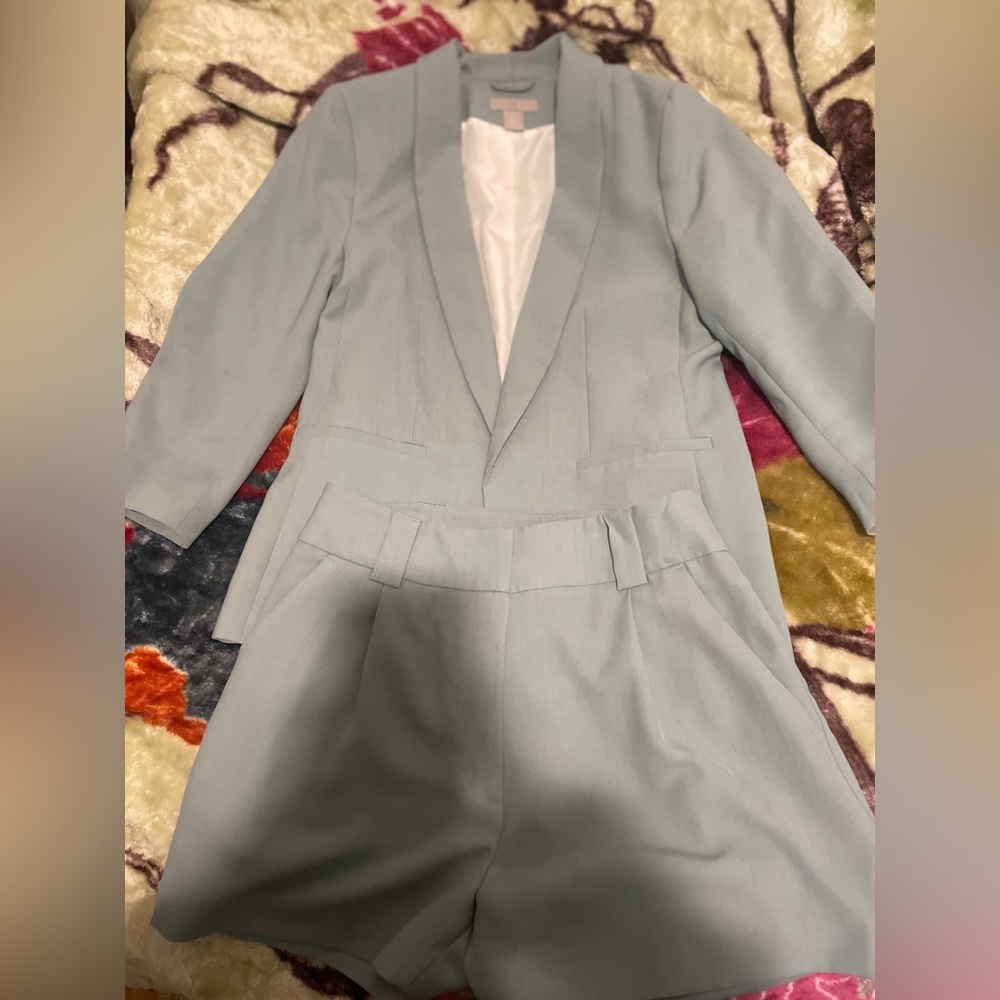Matching blazer and shorts from H&M!